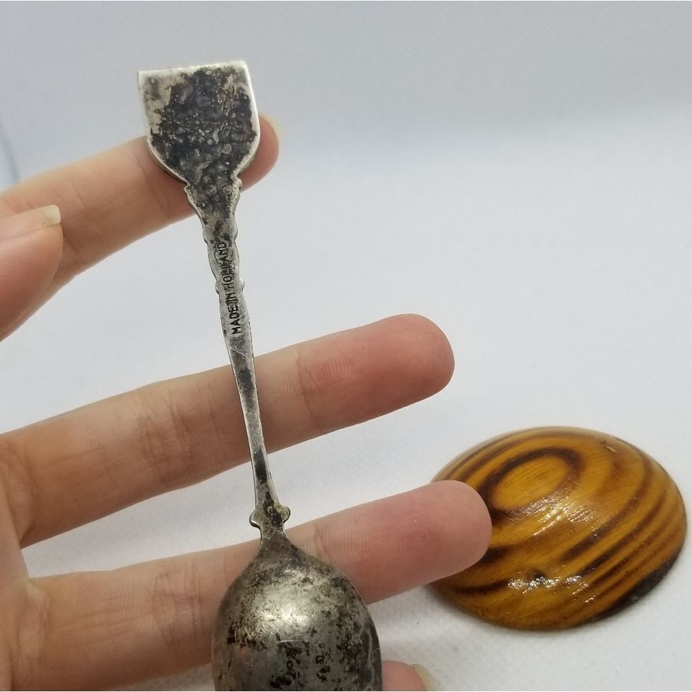 Patina Antique silver spoon ohio‎ collectible